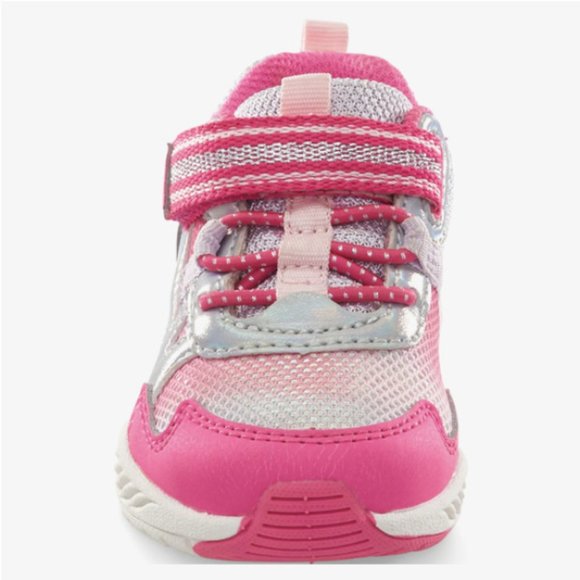 NEW Stride Rite Sizes 5- 10 Girls Player Sneaker Washable (M2P) - Pink Multi - Picture 5 of 7